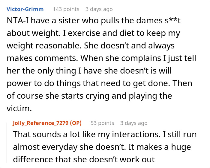 25 Y.O. Keeps Blaming "Pretty Privilege" For Sister's Success, Gets A Reality Check 25 Y.O. Keeps Blaming "Pretty Privilege" For Sister's Success, Gets A Reality Check