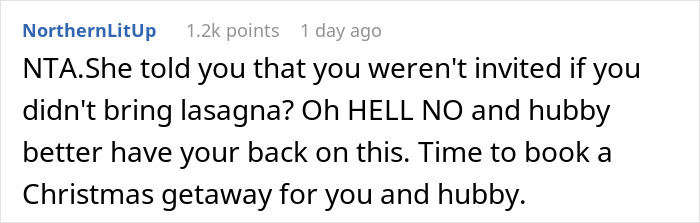 Woman Refuses To Make Signature Christmas Meal As MIL Threw It Away Last Year And Never Apologized Woman Refuses To Make Signature Christmas Meal As MIL Threw It Away Last Year And Never Apologized