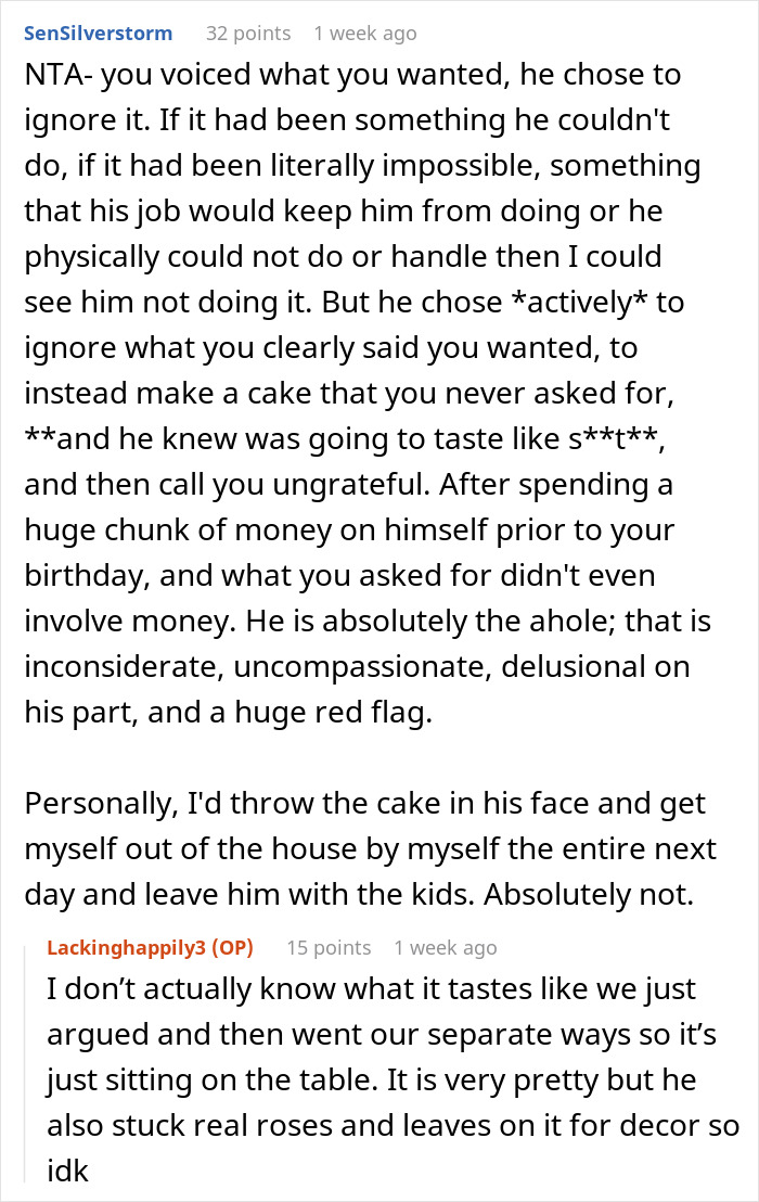 Woman Tells Husband Exactly What She Wants For Birthday, Gets Livid When He Just Ignores It