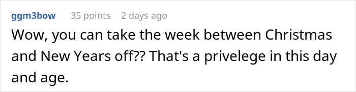 Employee Shares Their Frustration After Finding Out Company Doesn’t Pay For Christmas Break Employee Shares Their Frustration After Finding Out Company Doesn’t Pay For Christmas Break