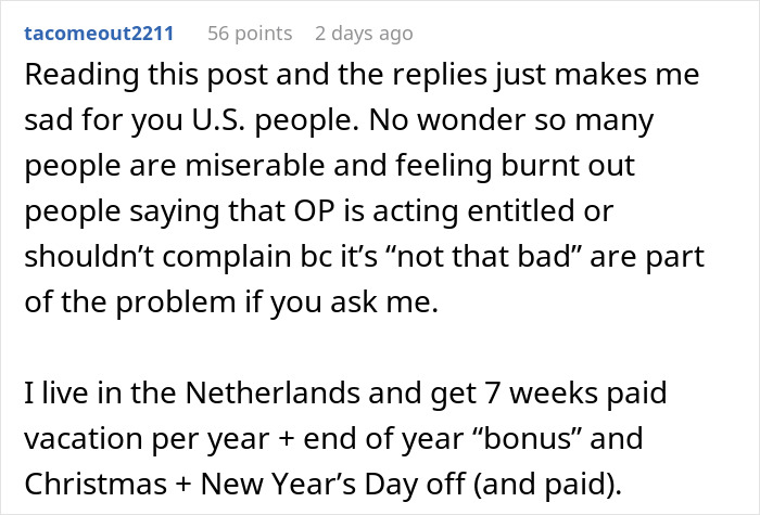 Employee Shares Their Frustration After Finding Out Company Doesn’t Pay For Christmas Break Employee Shares Their Frustration After Finding Out Company Doesn’t Pay For Christmas Break
