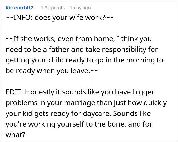 Guy With 2 Jobs Starts Simply Leaving When His Jobless Wife Can’t Get Son Ready In Time For Daycare Guy With 2 Jobs Starts Simply Leaving When His Jobless Wife Can’t Get Son Ready In Time For Daycare