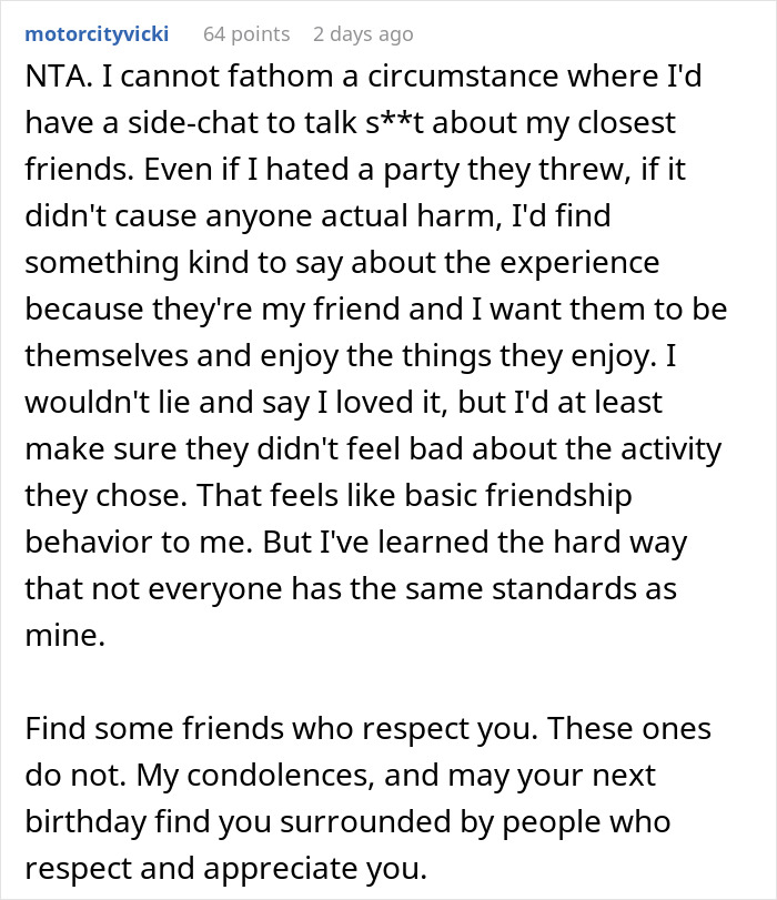 Woman Finds Out Her Friends Hated Her Birthday Parties From Accidental Texts Woman Finds Out Her Friends Hated Her Birthday Parties From Accidental Texts