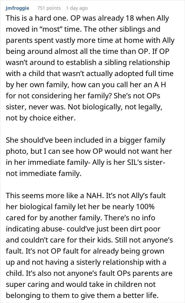 Woman Doesn’t See Girl Her Parents Took In As Family, Wants Family Wedding Picture Without Her Woman Doesn’t See Girl Her Parents Took In As Family, Wants Family Wedding Picture Without Her