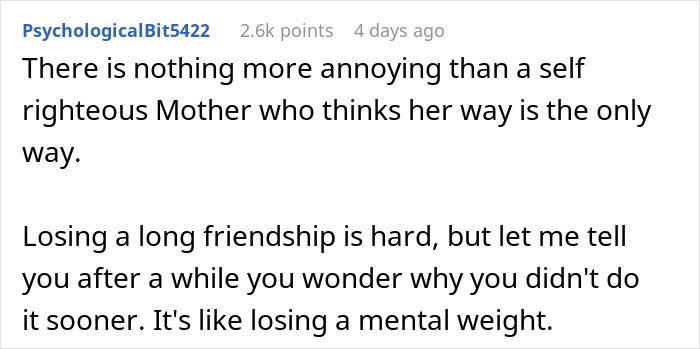 SAHM Chews Out Mom For Sending Kids To Daycare, Gets Blocked After 20 Years Of Friendship SAHM Chews Out Mom For Sending Kids To Daycare, Gets Blocked After 20 Years Of Friendship