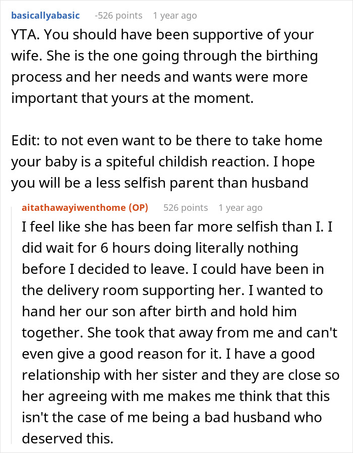 Guy Leaves Instead Of Waiting Around After Wife Bans Him From The Delivery Room, She's Furious Guy Leaves Instead Of Waiting Around After Wife Bans Him From The Delivery Room, She's Furious