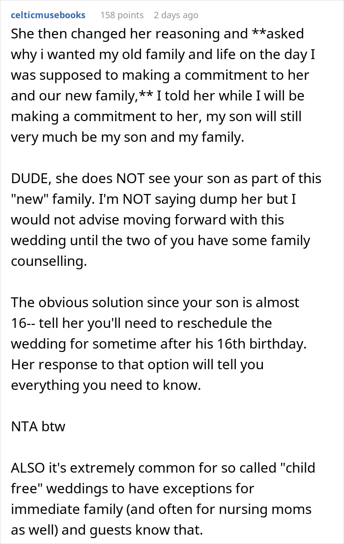 People Tell This Dad To Run From Fiancée After She Freaked Out Over His Son Being In The Wedding People Tell This Dad To Run From Fiancée After She Freaked Out Over His Son Being In The Wedding