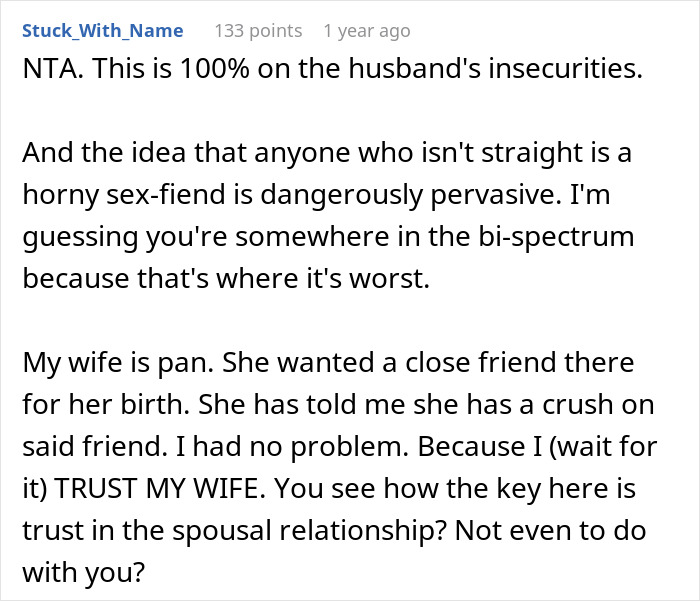 "Might Make Me Attracted To Her": Husband Doesn't Want Wife's BFF In The Delivery Room "Might Make Me Attracted To Her": Husband Doesn't Want Wife's BFF In The Delivery Room