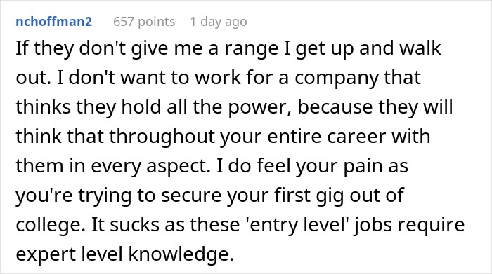“The Problem Is, You Already Gave Your Number”: Candidate Furious With Company’s Interview Process “The Problem Is, You Already Gave Your Number”: Candidate Furious With Company’s Interview Process
