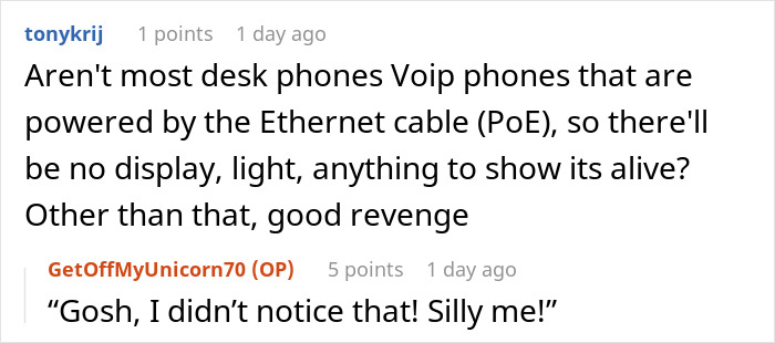 “I Unplugged My Phone”: Office Worker Fed Up After Answering Calls For A Colleague For 2 Years “I Unplugged My Phone”: Office Worker Fed Up After Answering Calls For A Colleague For 2 Years