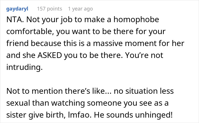 "Might Make Me Attracted To Her": Husband Doesn't Want Wife's BFF In The Delivery Room "Might Make Me Attracted To Her": Husband Doesn't Want Wife's BFF In The Delivery Room