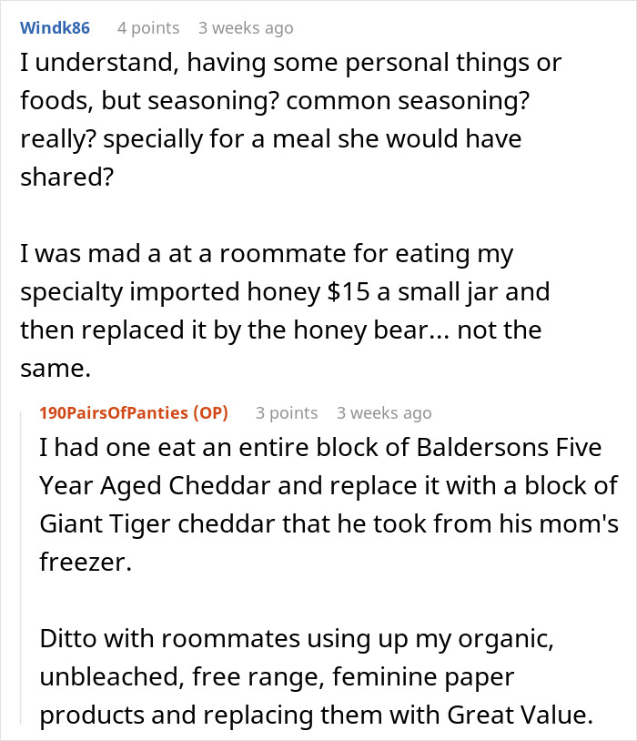 Woman Teaches Entitled Roommate How “Don’t Touch My Things And I Won’t Touch Yours” Really Works Woman Teaches Entitled Roommate How “Don’t Touch My Things And I Won’t Touch Yours” Really Works