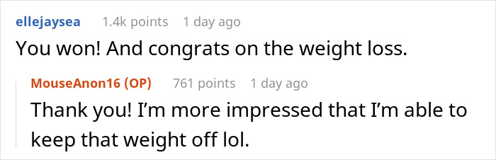 "The Jacket Fitted Me Perfectly": MIL Tries To Body Shame Woman, Regrets It "The Jacket Fitted Me Perfectly": MIL Tries To Body Shame Woman, Regrets It