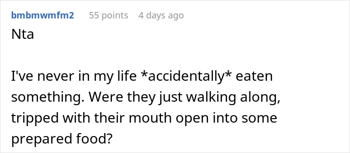 "AITA For 'Poisoning' Housemate Who Ate My Food Without My Permission And Ended Up In The ER?" "AITA For 'Poisoning' Housemate Who Ate My Food Without My Permission And Ended Up In The ER?"