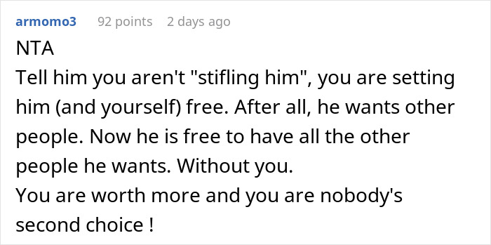 "Don't Want To Lose Our Relationship": GF Refuses Open Relationship, Drama Ensues "Don't Want To Lose Our Relationship": GF Refuses Open Relationship, Drama Ensues