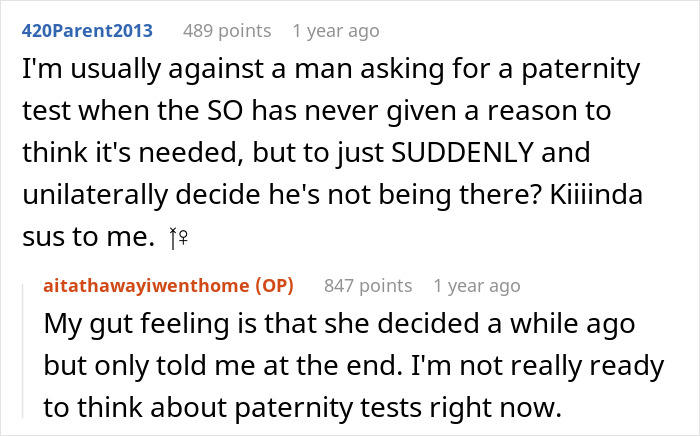 Guy Leaves Instead Of Waiting Around After Wife Bans Him From The Delivery Room, She's Furious Guy Leaves Instead Of Waiting Around After Wife Bans Him From The Delivery Room, She's Furious
