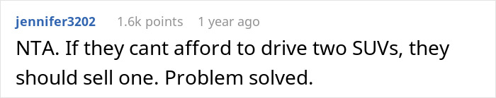 "Sister Says They Can No Longer Afford Gas": Woman Begs Bro To Use His Electric Car, Gets A No