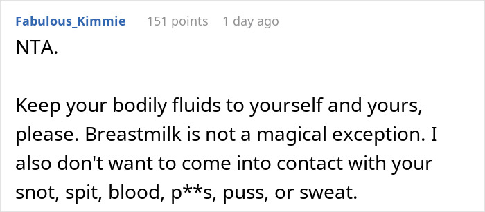 “AITA For Banning My SIL From Babysitting After She Put Breastmilk In My Child’s Ears” “AITA For Banning My SIL From Babysitting After She Put Breastmilk In My Child’s Ears”