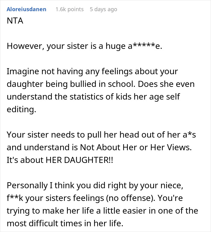 Woman Called A Bad Mom For Letting Her Teen Be Miserable So She Could "Prove A Point To Society" Woman Called A Bad Mom For Letting Her Teen Be Miserable So She Could "Prove A Point To Society"