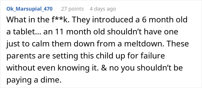 Mom Refuses To Pay For Broken iPad Pro After Parents Leave It With 11-Month-Old At Daycare Mom Refuses To Pay For Broken iPad Pro After Parents Leave It With 11-Month-Old At Daycare
