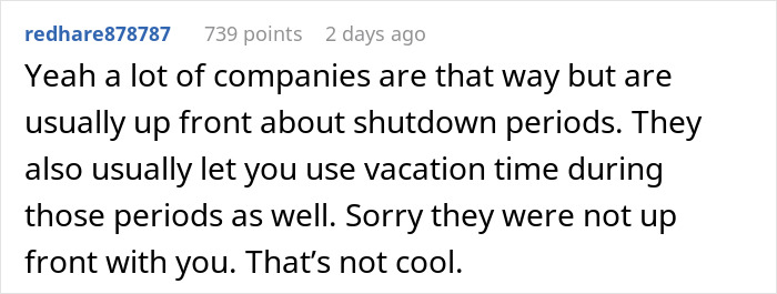 Employee Shares Their Frustration After Finding Out Company Doesn’t Pay For Christmas Break Employee Shares Their Frustration After Finding Out Company Doesn’t Pay For Christmas Break