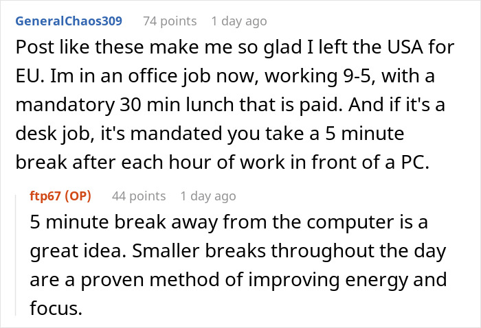 Employee Thinks Paid Lunch Their Hill To Die On, And The Internet, As It Turns Out, Is Very Divided Employee Thinks Paid Lunch Their Hill To Die On, And The Internet, As It Turns Out, Is Very Divided