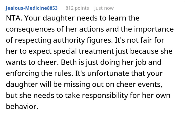 Dad Sympathizes With Coach And Won’t Argue With School For Not Allowing His Daughter To Cheerlead