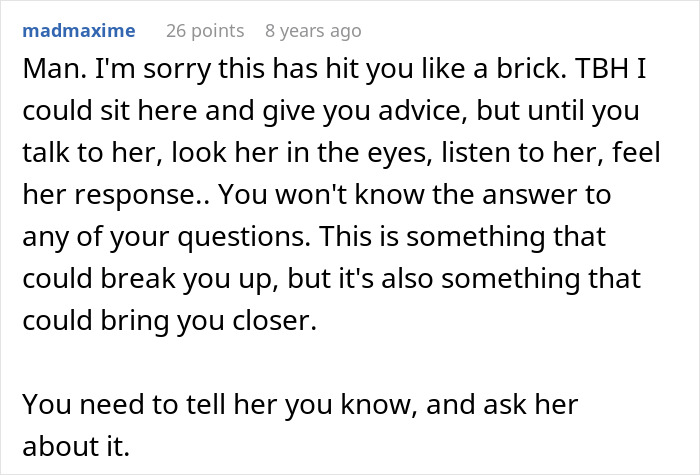 “I've Felt Sick”: Guy Asks For Advice After Discovering His GF Had A Family And Kept It Secret “I've Felt Sick”: Guy Asks For Advice After Discovering His GF Had A Family And Kept It Secret