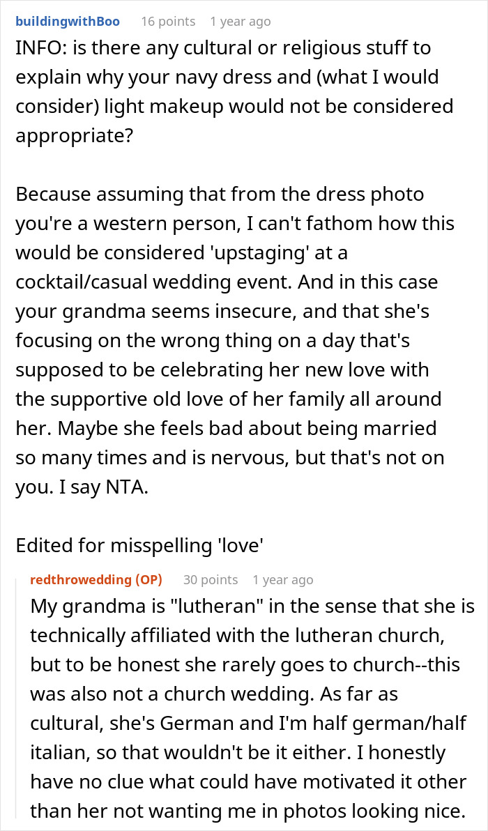 71 Y.O. Bride Accuses Granddaughter Of Upstaging Her, Internet Says She Needs A Reality Check