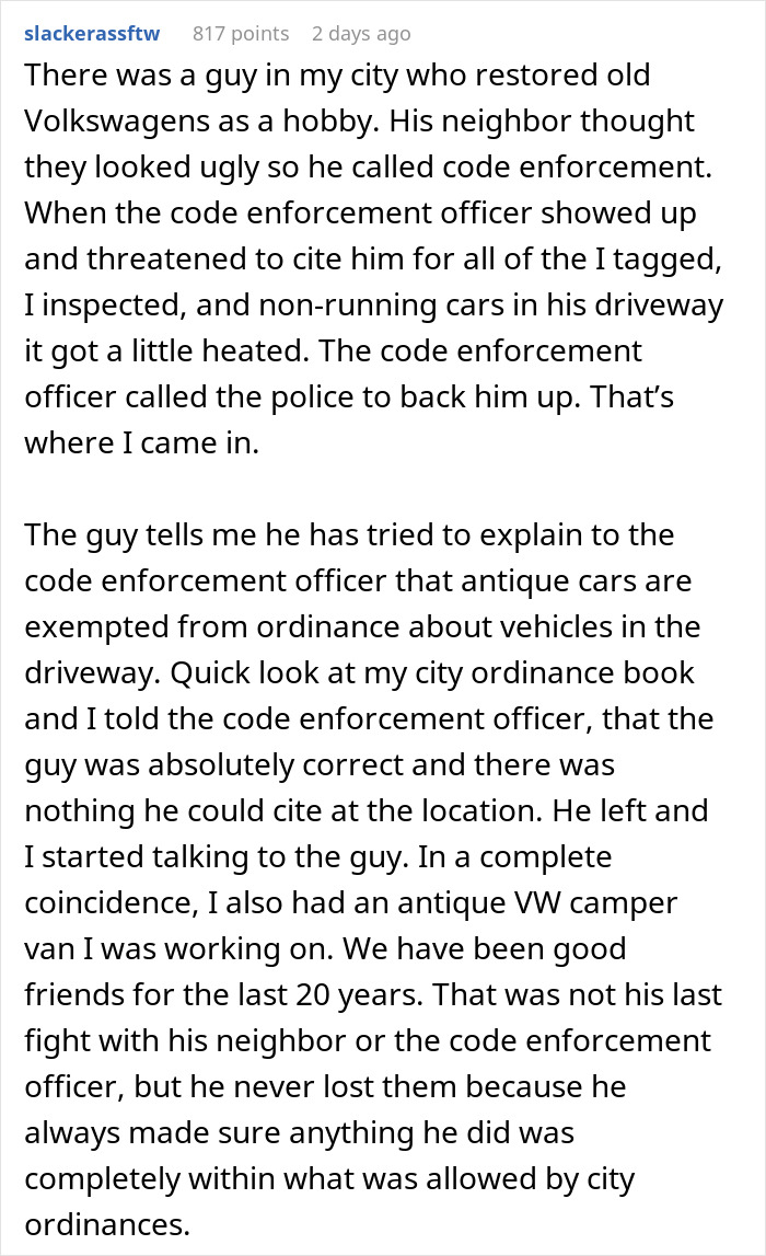 Neighbor Calls Police Because Of A Few Leaves, Regrets It After This Guy Gets Revenge Neighbor Calls Police Because Of A Few Leaves, Regrets It After This Guy Gets Revenge