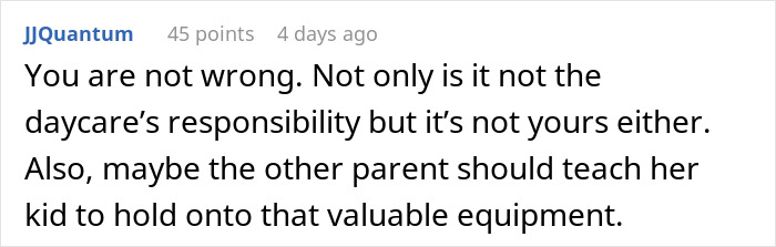 Mom Refuses To Pay For Broken iPad Pro After Parents Leave It With 11-Month-Old At Daycare Mom Refuses To Pay For Broken iPad Pro After Parents Leave It With 11-Month-Old At Daycare