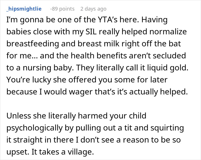 “AITA For Banning My SIL From Babysitting After She Put Breastmilk In My Child’s Ears” “AITA For Banning My SIL From Babysitting After She Put Breastmilk In My Child’s Ears”