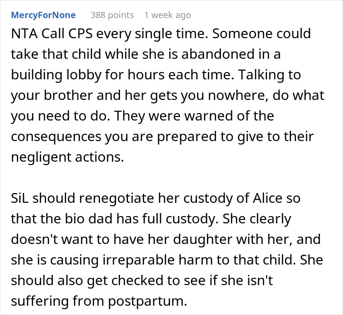 “She Burst Into Tears And Begged Me To Help”: Woman Threatens To Call CPS On Sister-In-Law “She Burst Into Tears And Begged Me To Help”: Woman Threatens To Call CPS On Sister-In-Law