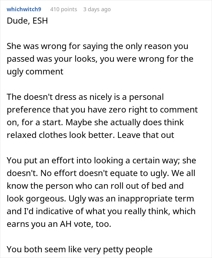 25 Y.O. Keeps Blaming "Pretty Privilege" For Sister's Success, Gets A Reality Check 25 Y.O. Keeps Blaming "Pretty Privilege" For Sister's Success, Gets A Reality Check