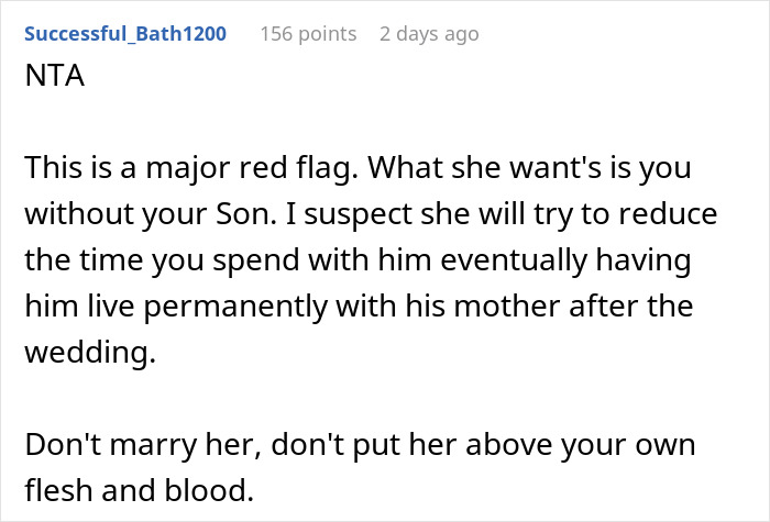 People Tell This Dad To Run From Fiancée After She Freaked Out Over His Son Being In The Wedding People Tell This Dad To Run From Fiancée After She Freaked Out Over His Son Being In The Wedding