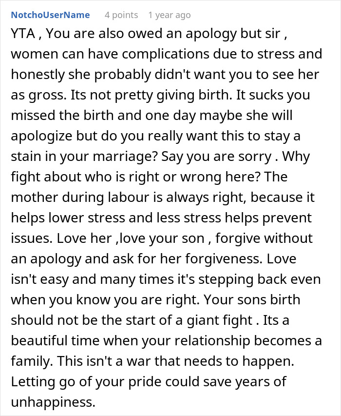 Guy Leaves Instead Of Waiting Around After Wife Bans Him From The Delivery Room, She's Furious Guy Leaves Instead Of Waiting Around After Wife Bans Him From The Delivery Room, She's Furious