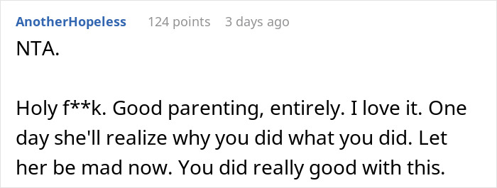 16-Year-Old Bullies A Kid For Being Poor, So Her Stepdad Takes Away All Her “Luxuries”