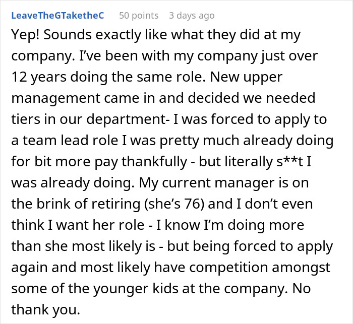 Company Enrages Employee By Asking Them To Reapply To Their Job Position They've Had For 5 Years