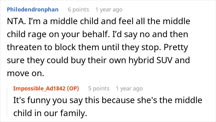"Sister Says They Can No Longer Afford Gas": Woman Begs Bro To Use His Electric Car, Gets A No "Sister Says They Can No Longer Afford Gas": Woman Begs Bro To Use His Electric Car, Gets A No