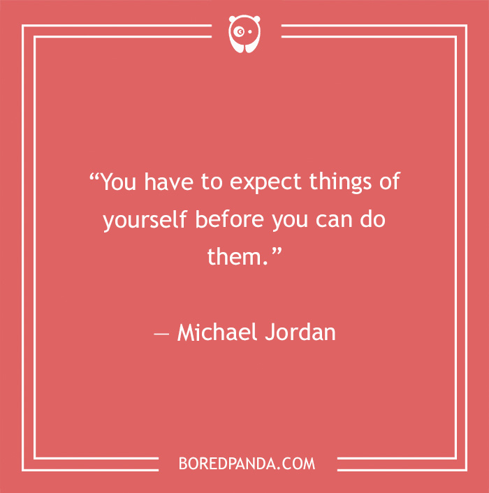 Michael Jordan quote on expectations 