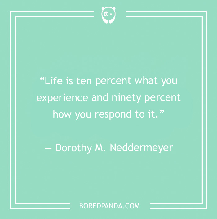 Dorothy M. Neddermeyer quote on responding 