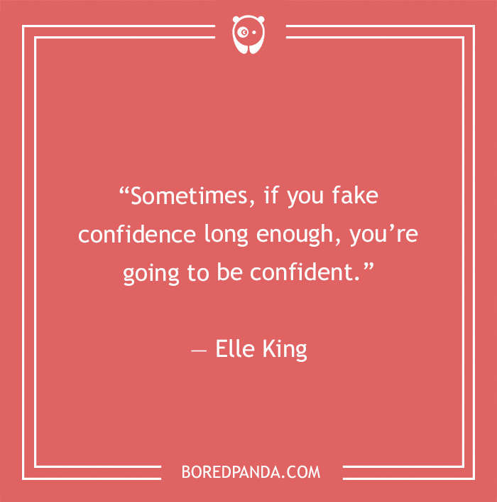  Elle King quote on faking the confidence 