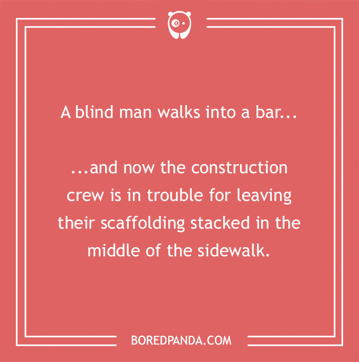 Joke on construction