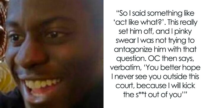 Man Threatens To Beat Another Lawyer, He Defeats Him By Doing Nothing And Amuses The Judge