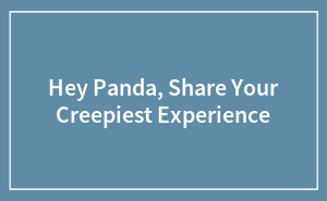 Hey Panda, Share Your Creepiest Experience (Closed)