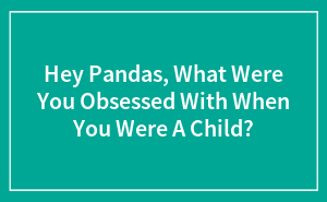 Hey Pandas, What Were You Obsessed With When You Were A Child? (Closed)