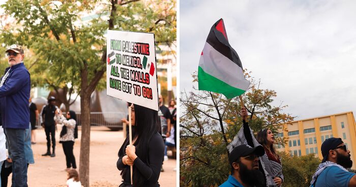 I Took Pics At One Of The Palestinian Protests In Dallas (29 Pics)