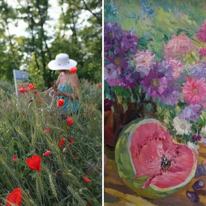 She Is An Artist Who Paints In The Open Air (40 Pics)