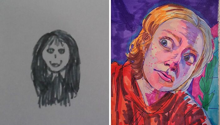 Hey Pandas, Draw A Self-Portrait (Closed)