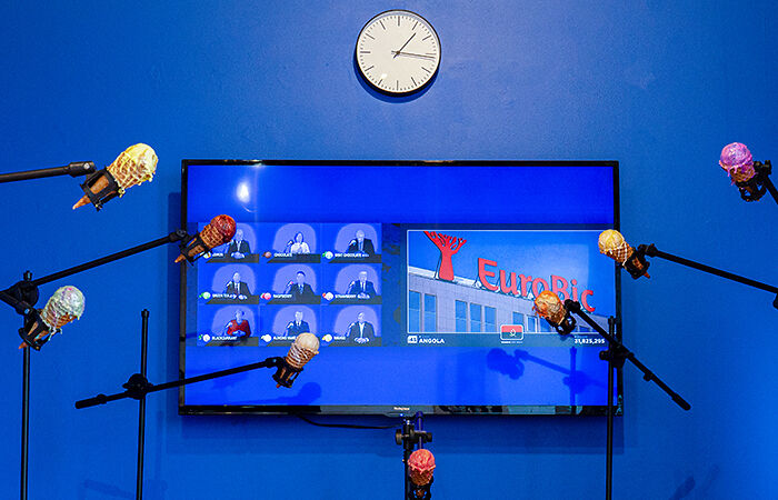 My Ice Cream Installation As An Alternated Universe Reflecting Reality